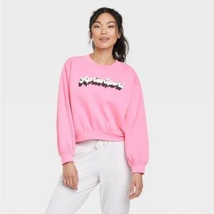 Women's Pullover Graphic Fleece - All In Motion™ Pink